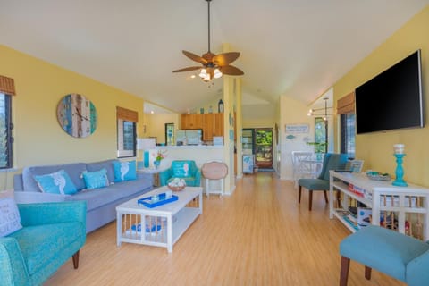 Hanalei Bay Villa Cottage 2Br 2Ba with Mountain Views HBV24 Villa in Princeville