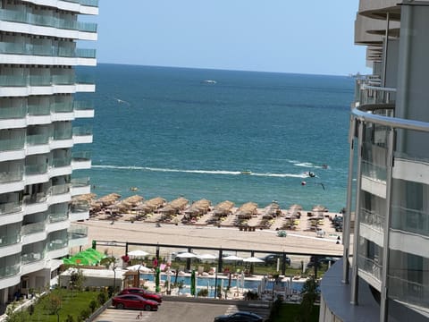Property building, Natural landscape, View (from property/room), Beach, Pool view, Sea view, Swimming pool