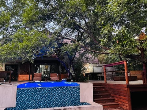 Property building, Pool view, Swimming pool