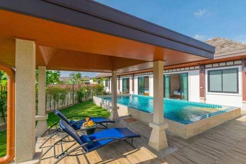 Patio, Day, Garden, Pool view, Swimming pool, sunbed