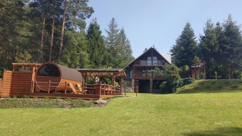 Property building, Natural landscape, Garden, Sauna, Balcony/Terrace, Garden view