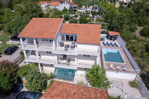 Property building, Bird's eye view, Pool view