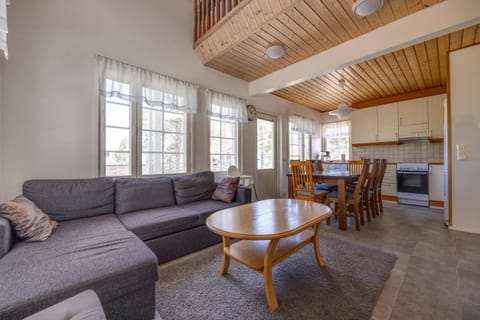 Kitchen or kitchenette, Living room, Seating area