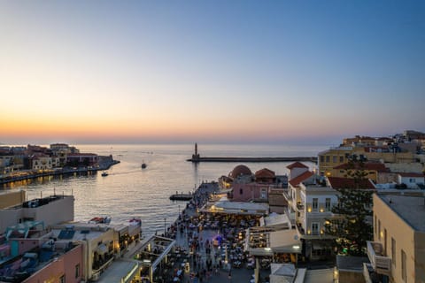 Day, City view, Sea view, Sunset