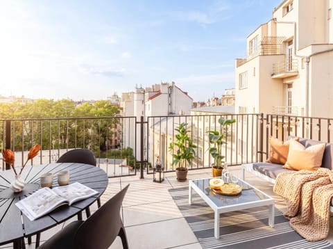 Property building, Day, View (from property/room), Balcony/Terrace, Seating area