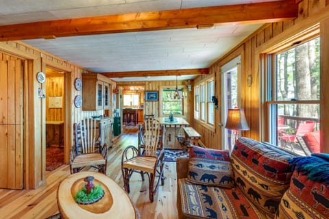 Waterfront Maine Vacation Rental with Private Dock House in Penobscot