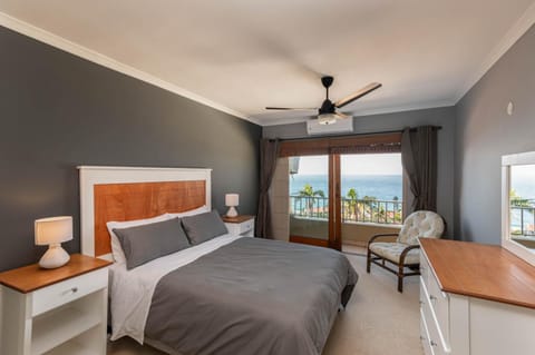 Balcony/Terrace, Bedroom, Sea view, fireplace