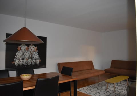 Living room, kitchen