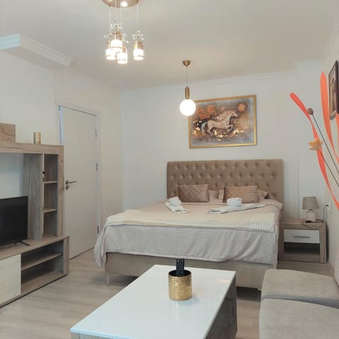 Bed, TV and multimedia, Bedroom