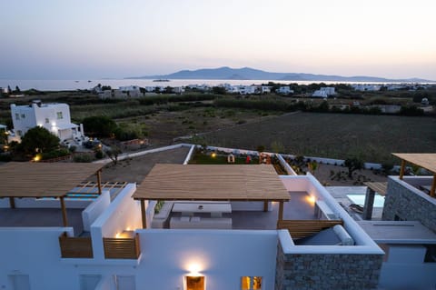 Property building, Night, Sea view