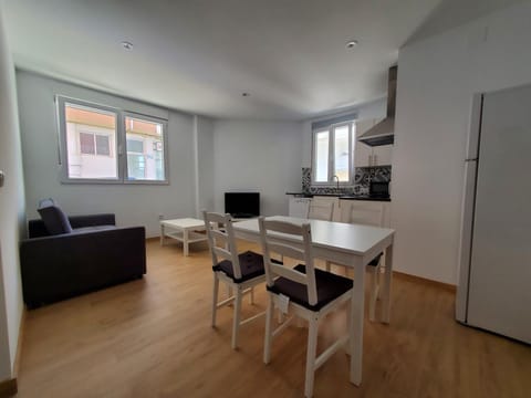 Kitchen or kitchenette, Living room, Dining area