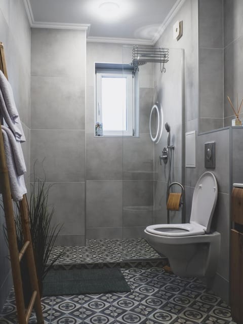 Shower, Toilet, Bathroom, towels