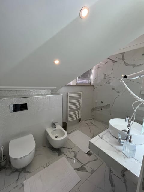 Shower, Toilet, Bathroom, bidet, towels