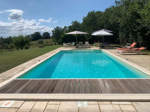 Property building, Living room, Swimming pool
