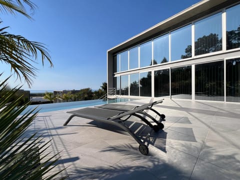 Property building, Swimming pool, Sunrise, Sunset