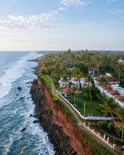 Nearby landmark, Day, Neighbourhood, Natural landscape, Bird's eye view, Beach, City view, Sea view, Street view