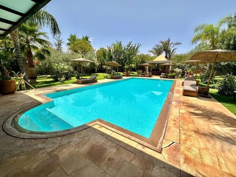 Patio, Spring, Day, Garden, Garden view, Pool view, Swimming pool, sunbed