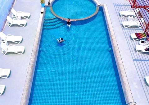Pool view, Swimming pool, Swimming pool, sunbed
