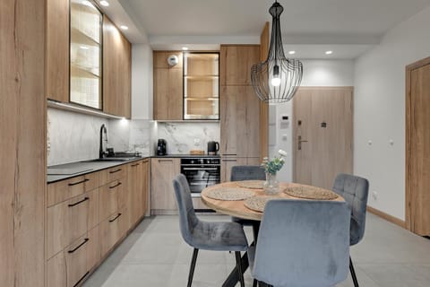 Kitchen or kitchenette, Dining area, stove