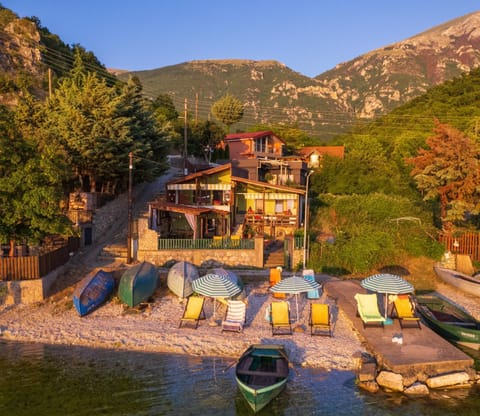 Natural landscape, Beach, Beach, Lake view, Mountain view, sunbed