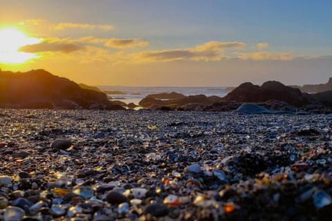 Nearby landmark, Natural landscape, Beach, Sea view, Sunset