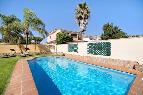 Property building, Living room, Swimming pool