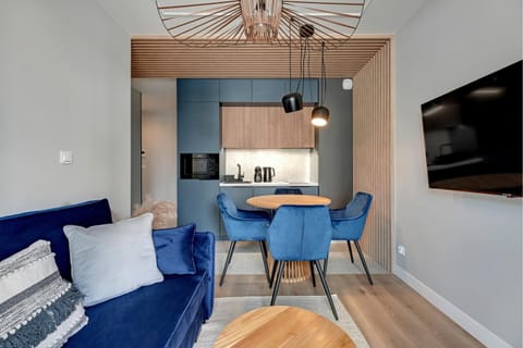 Kitchen or kitchenette, Living room, Dining area