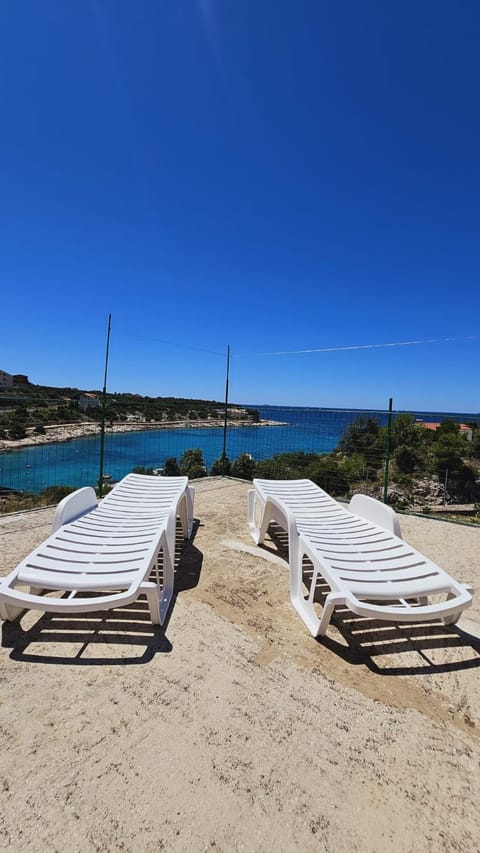 Beach, Sea view, sunbed