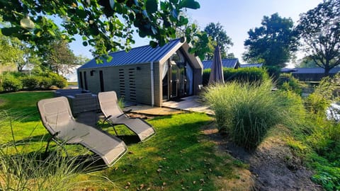 Property building, Garden, Garden view, sunbed