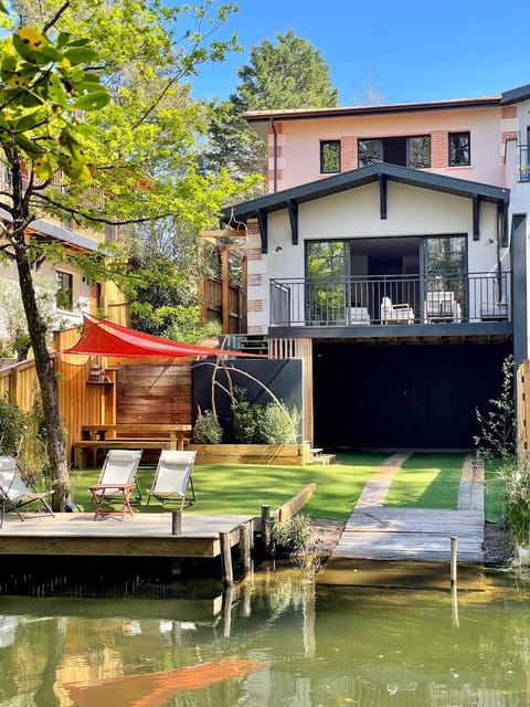 Property building, Garden, View (from property/room), Garden view, River view