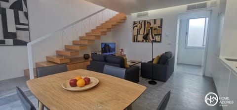 Kitchen or kitchenette, Living room, Dining area