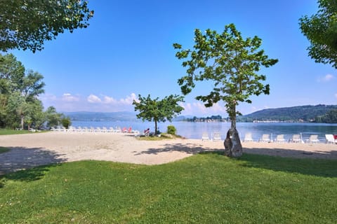 Natural landscape, Beach, Lake view, Mountain view