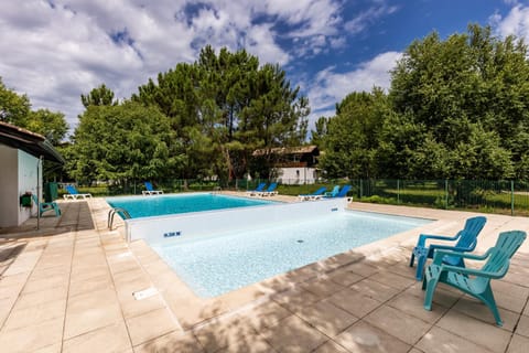 Property building, Living room, Swimming pool