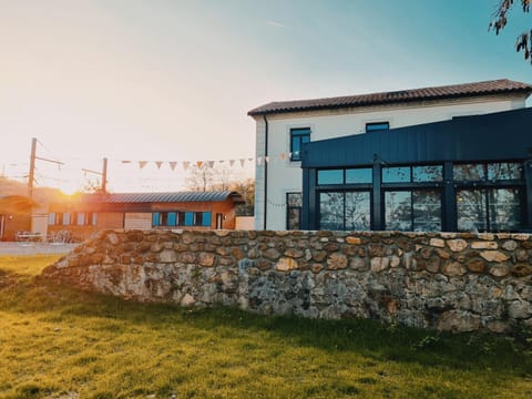Property building, Sunset