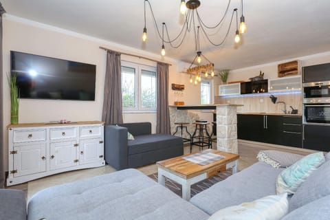 TV and multimedia, Kitchen or kitchenette, Living room, Seating area, Dining area, minibar, pet friendly, stove