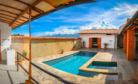 Natural landscape, Pool view, Swimming pool