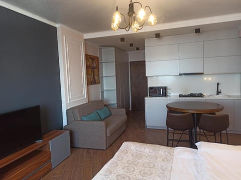Kitchen or kitchenette, Living room