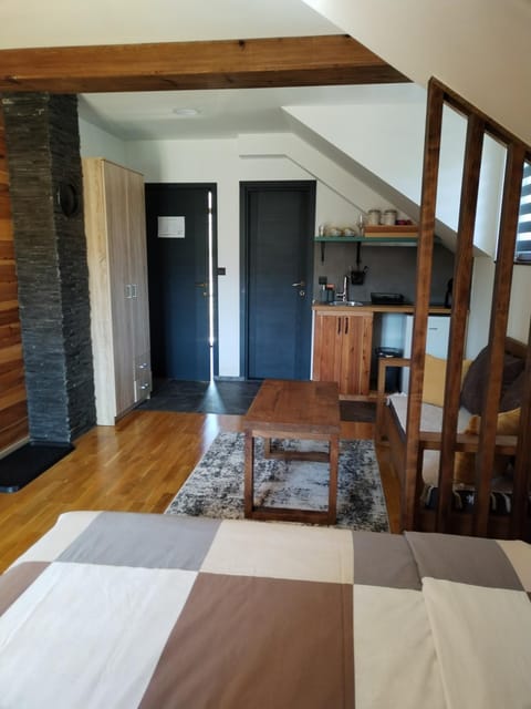 Kitchen or kitchenette, Living room, Seating area, wardrobe