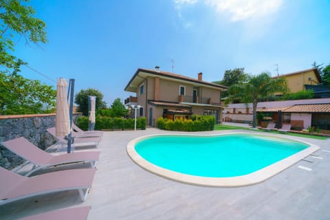 Pool view, sunbed