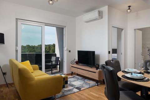 Communal lounge/ TV room, Living room, Dining area, air conditioner