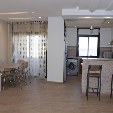 Kitchen or kitchenette, Dining area, Sea view, oven, pet friendly, washing machine