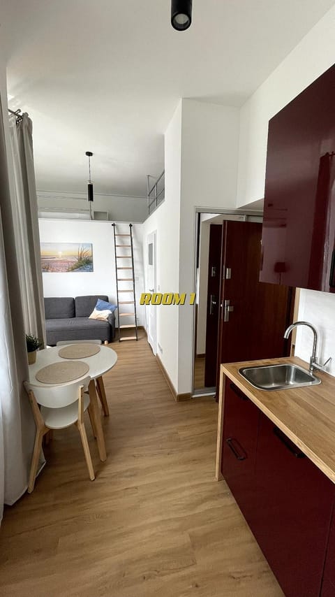 Kitchen or kitchenette, Living room, Photo of the whole room