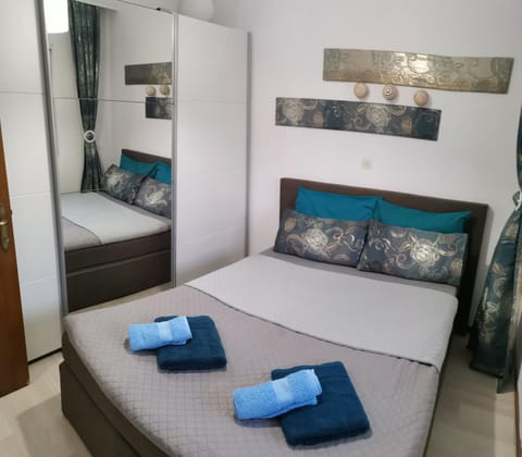 Bedroom, flat iron, wardrobe