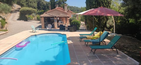 Natural landscape, Pool view, Swimming pool, sunbed