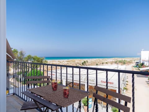 Day, View (from property/room), Balcony/Terrace, Beach, Sea view