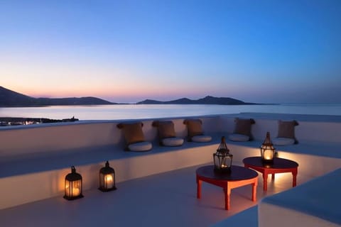 Naousa Villa with pool, garden and view Villa in Naousa