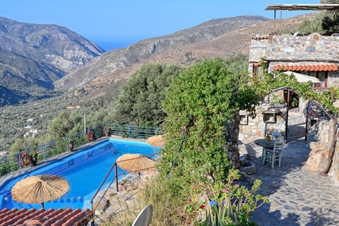 Natural landscape, Mountain view, Pool view, Swimming pool