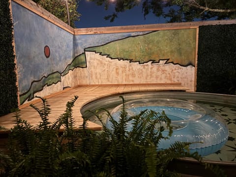 Night, Swimming pool, Swimming pool