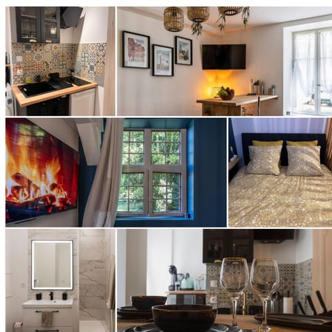 Bathroom, Seating area, Dining area, Garden view, kitchen