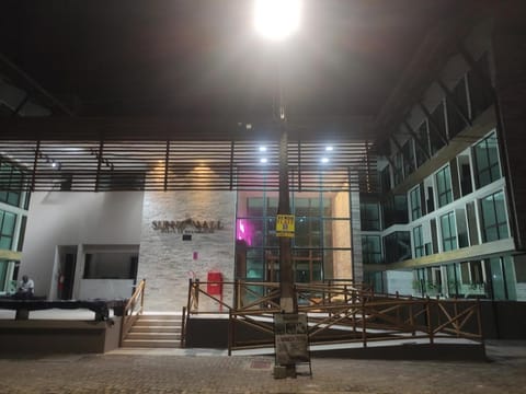 Property building, Night, Lobby or reception